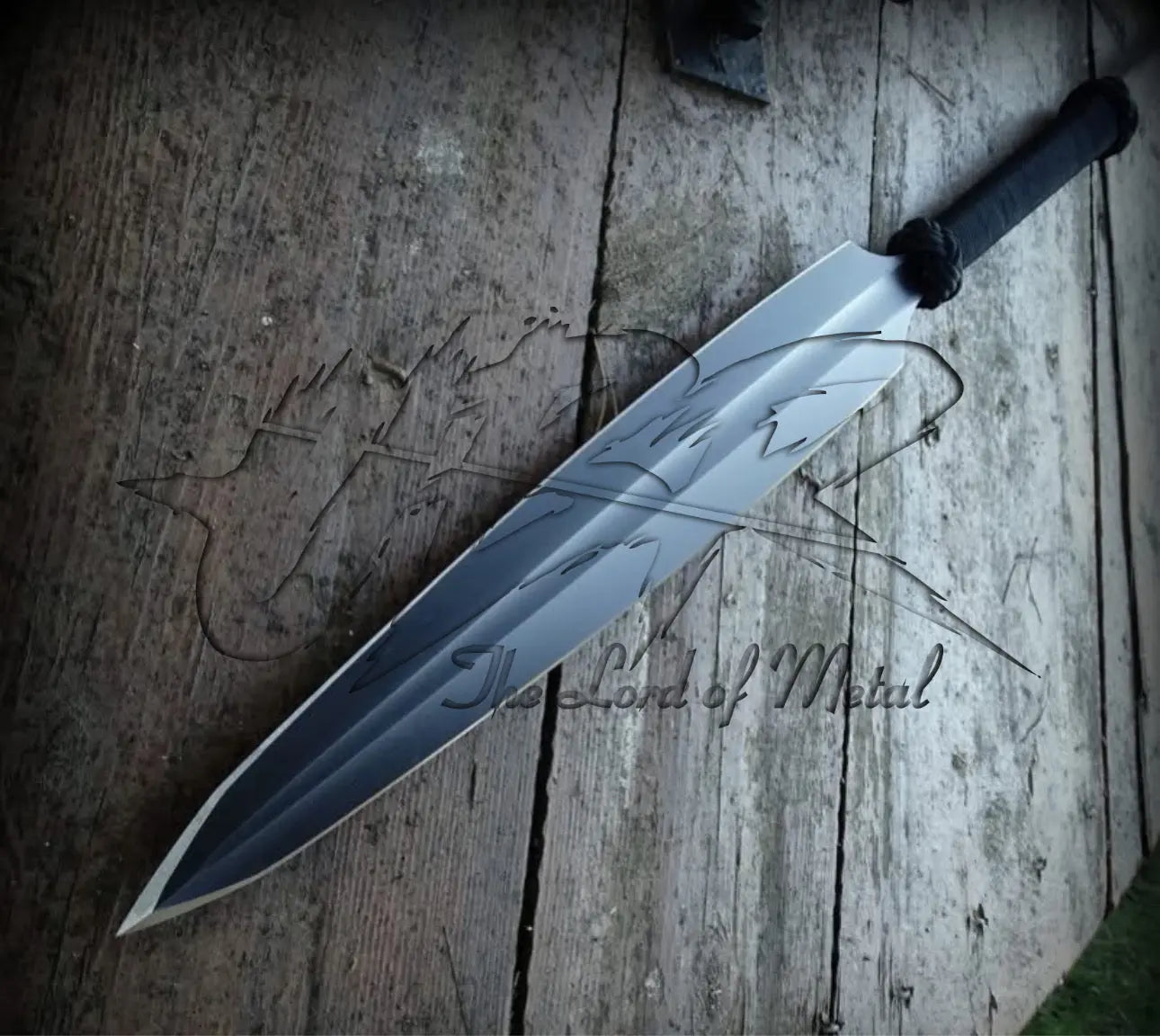 38" Hand-Forged Carbon Steel Spear | Double-Edged Blade with Wrapped Grip Hunting Spears