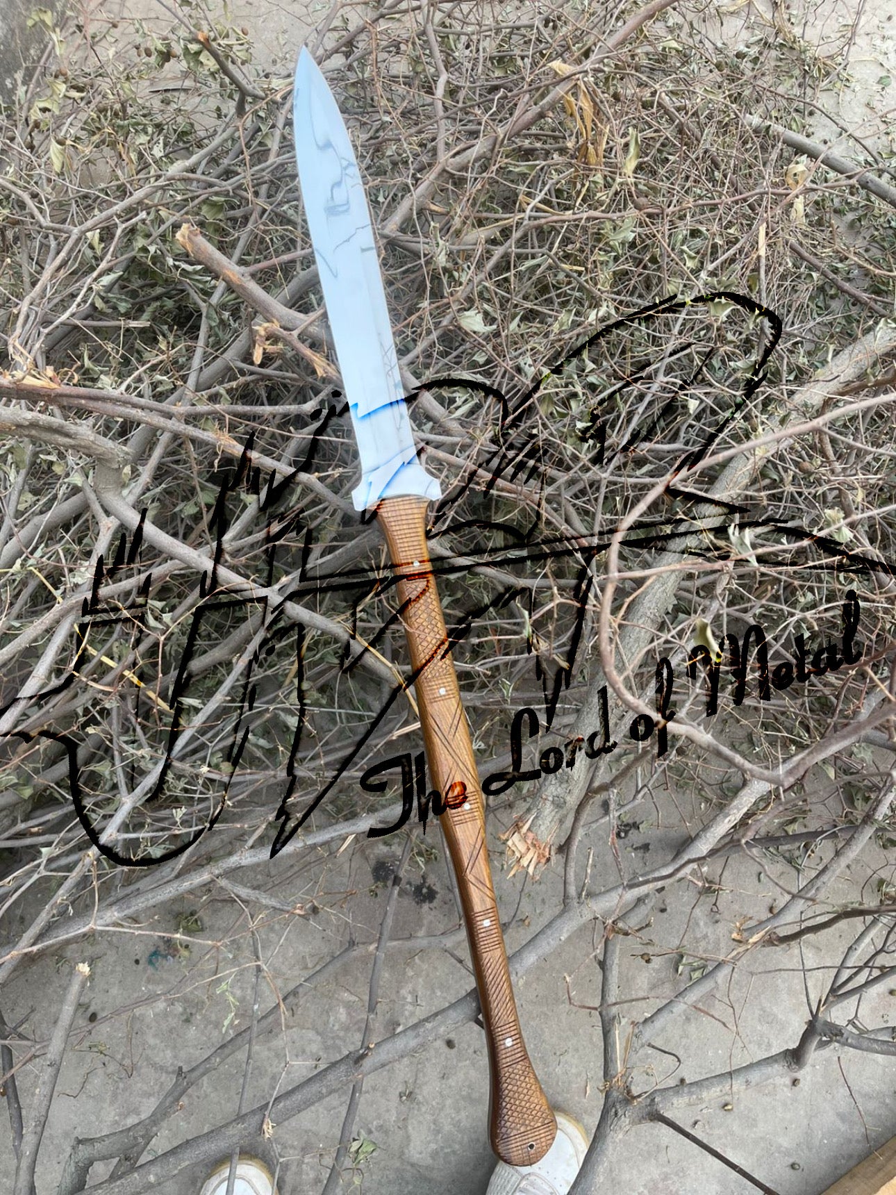 Stainless Steel Hunting Spear Mirror Polished Blade | Outdoor Spear