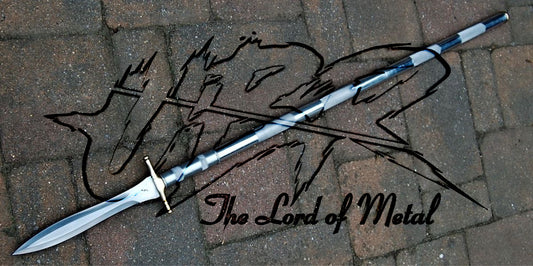 62" Boar Hunting Spear with Mirror Polish Blade and Spiral Steel Shaft | Outdoor Collectible