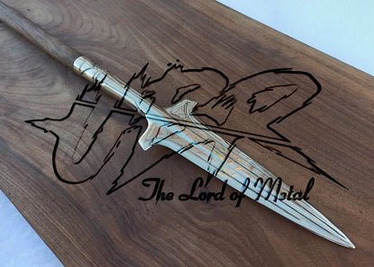 Hellboy Spear of Destiny Replica with Ornate Blade and Wooden Shaft Hunting Spears