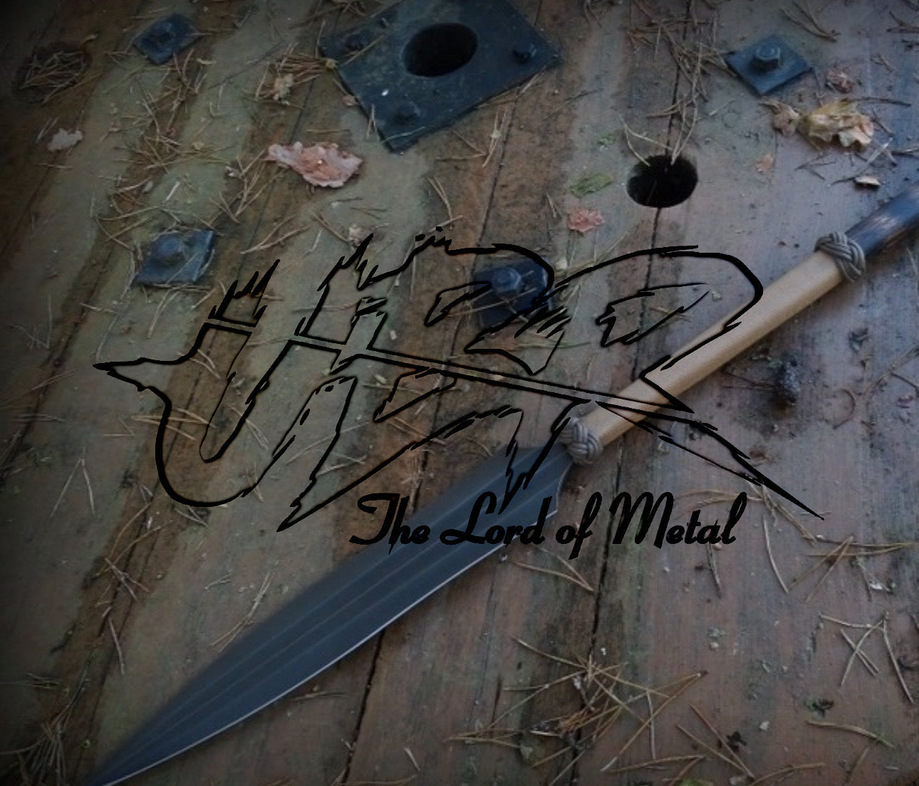 38" Black Forged Spear with Paracord Grip | Minimalist Tactical Style Collectible Hunting Spears