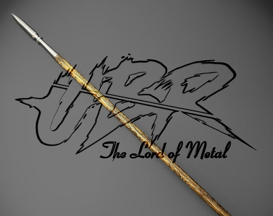 40" Thrust Spear with Polished Steel Tip and Burned Ash Shaft | Collectible Display Spear