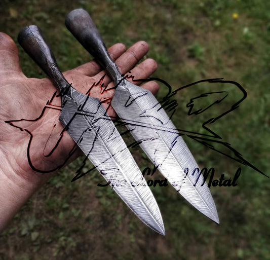 Leaf Style Spearhead with Carbon steel Blade | Outdoor Collectible