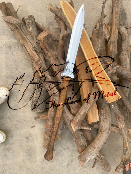 38" Stainless Steel Hunting Spear Mirror Polished Blade | Outdoor Spear Hunting Spears