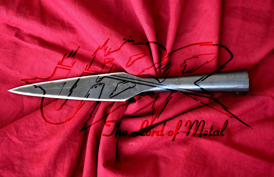 Hunting Spearhead with Carbon steel Blade | Outdoor Collectible