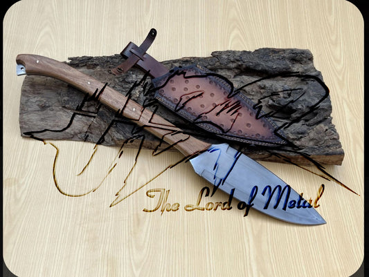 Hand-Forged Hellboy Spear Replica | Hardwood Handle Collectible Blade