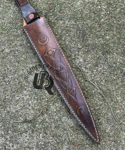 Zulu Spear with Tribal Shaft Design | Collectible Isijula Inspired Piece Hunting Spears