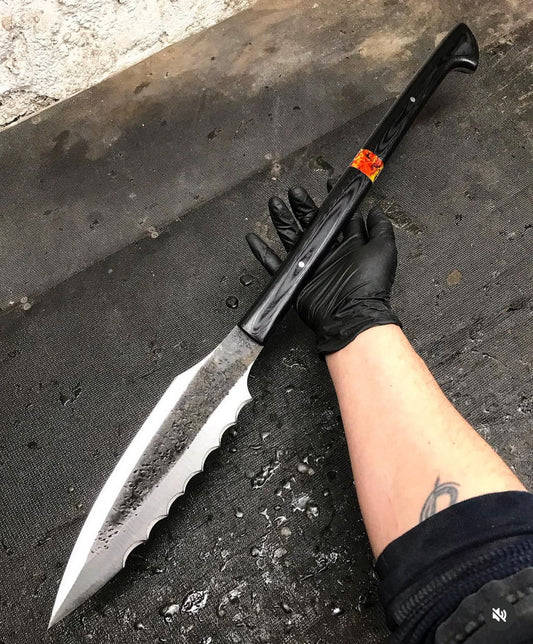 Scalloped Edge Fantasy Spear